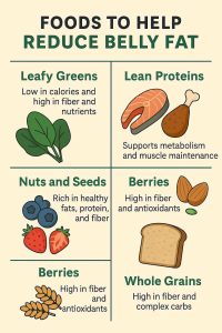 foods to help reduce belly fat