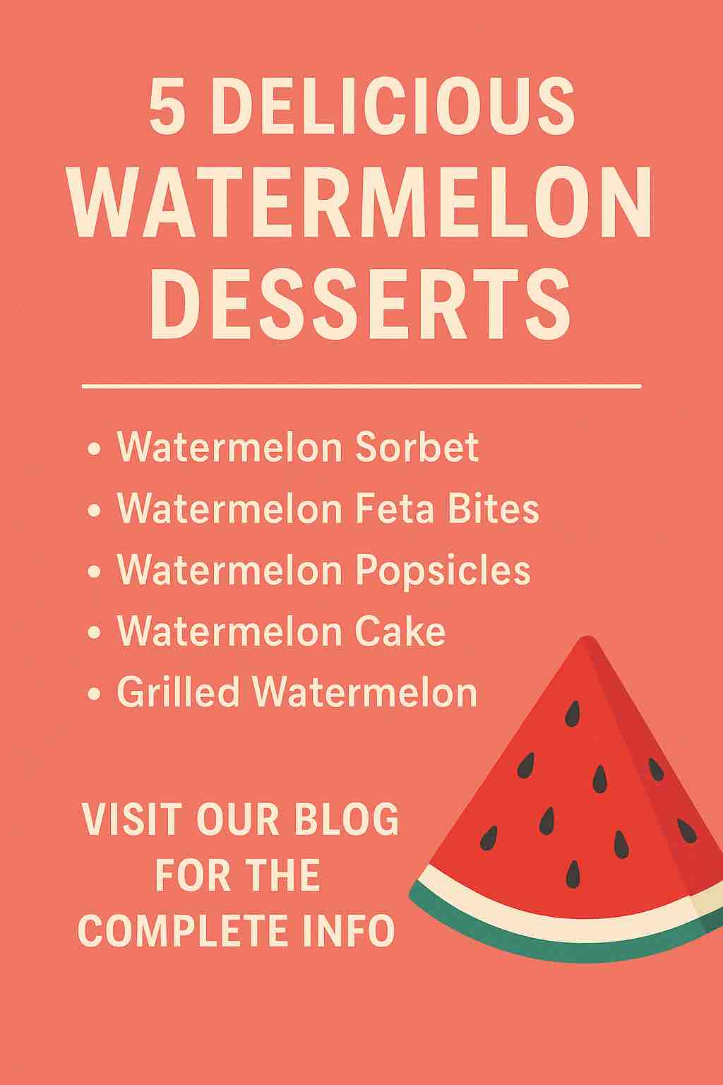 5 Delicious Watermelon Desserts to Satisfy Your Summer Sweet Tooth