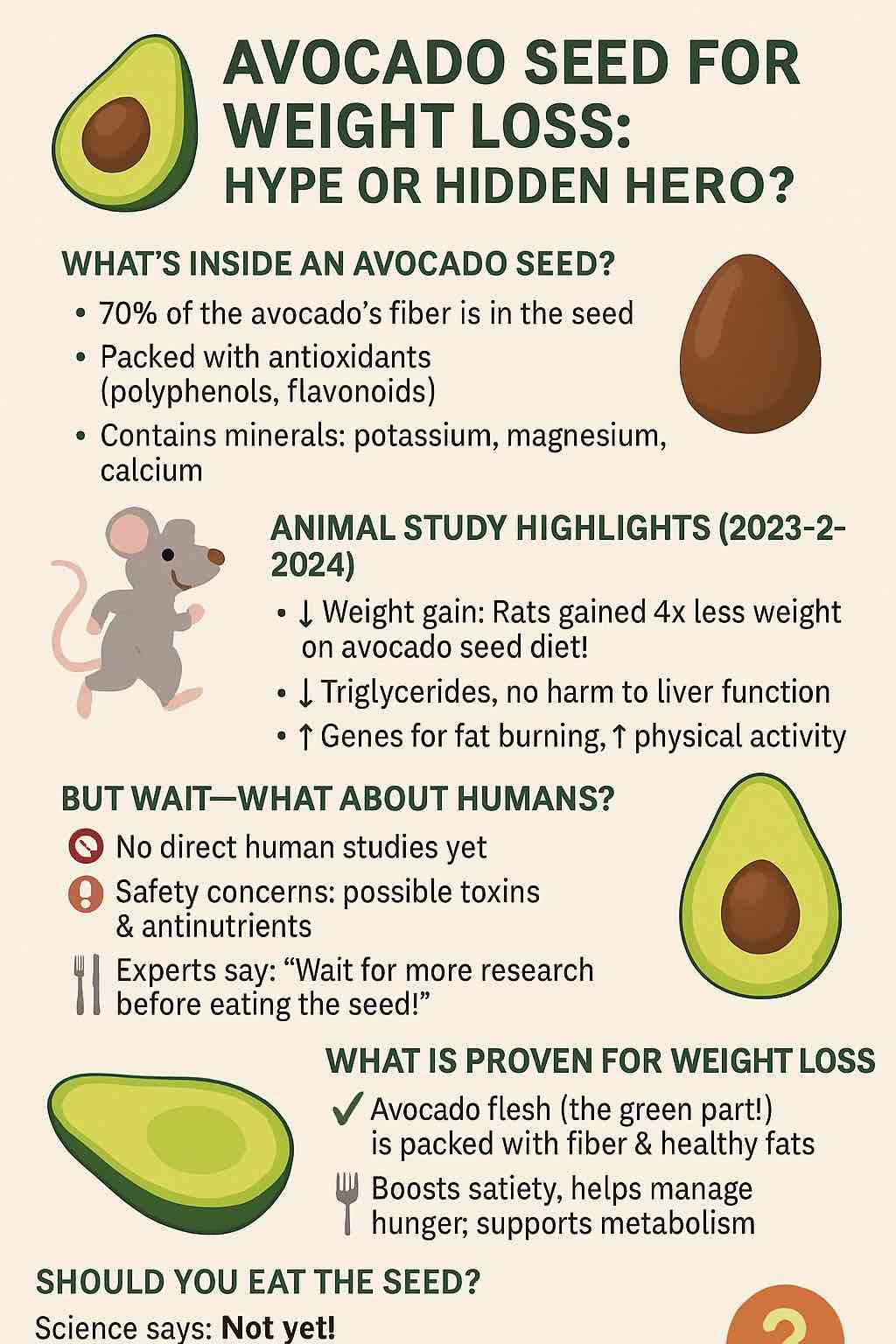 AVOCADO SEED FOR WEIGHT LOSS