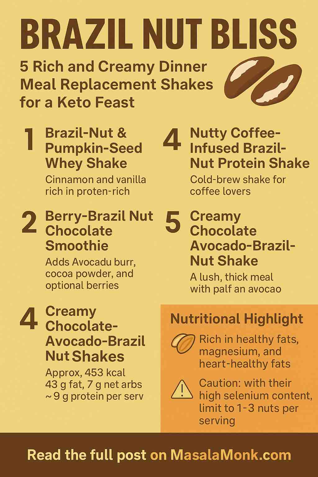 BRAZIL NUT Shakes