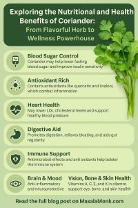 Benefits of Coriander: