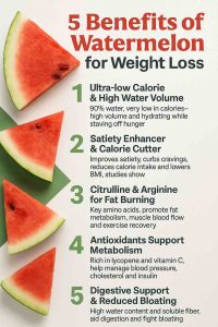 Benefits of Watermelon for Weight Loss