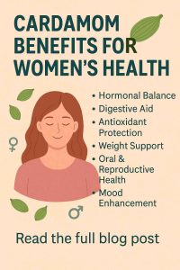 CARDAMOM BENEFITS FOR WOMEN'S HEALTH