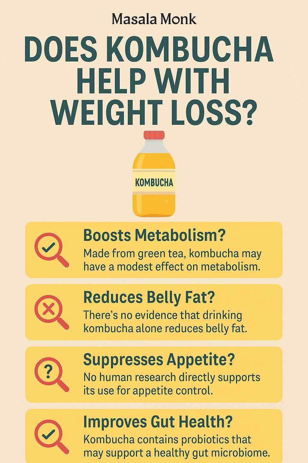 DOES KOMBUCHA HELP WITH WEIGHT LOSS?