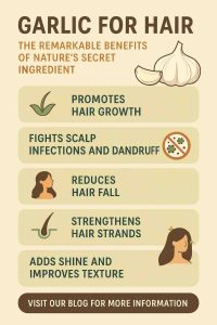 GARLIC FOR HAIR THE REMARKABLE BENEFITS OF NATURE'S SECRET INGREDIENT