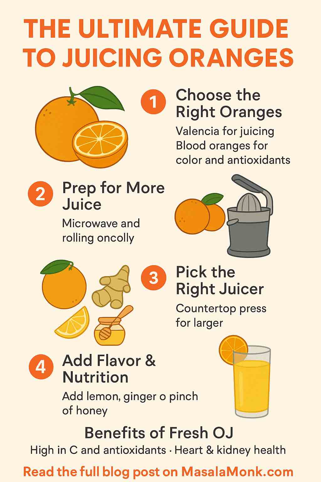GUIDE TO JUICING ORANGES