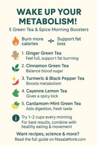 Green Tea & Spice Morning Boosters