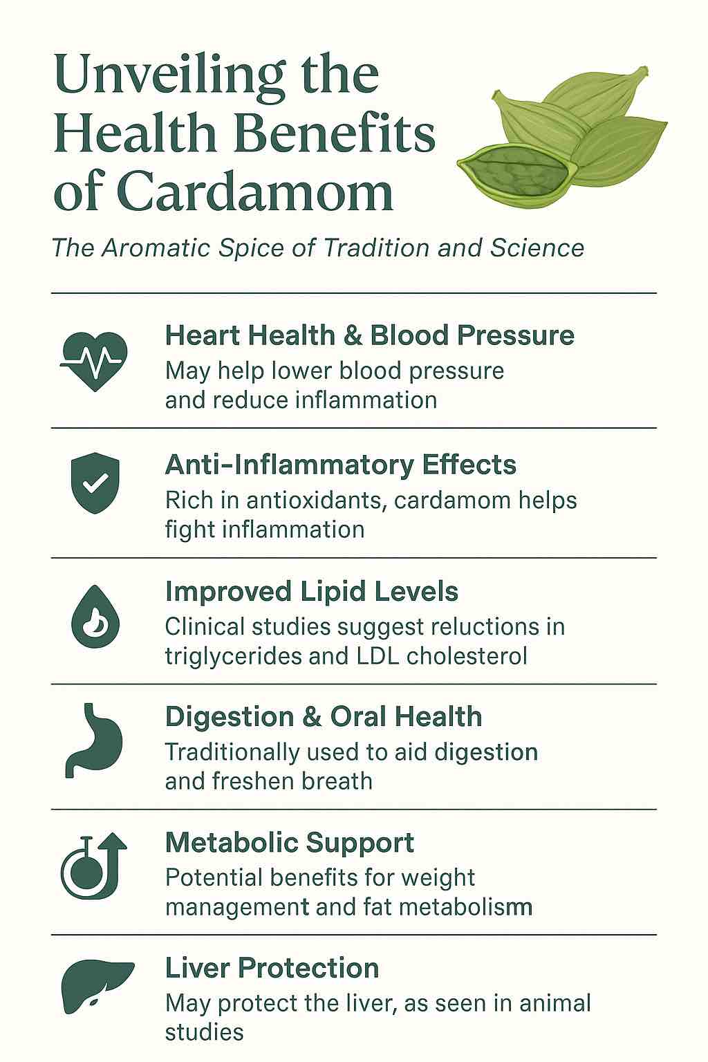Health Benefits of Cardamom