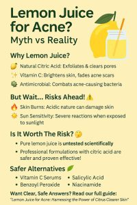Lemon Juice for Acne?