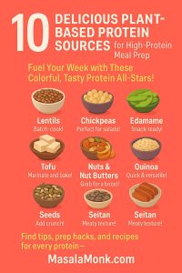 Plant-Based Protein Sources for High-Protein Meal Prep