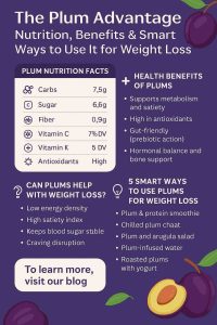 The Plum Advantage Nutrition, Benefits & Smart Ways to Use It for Weight Loss