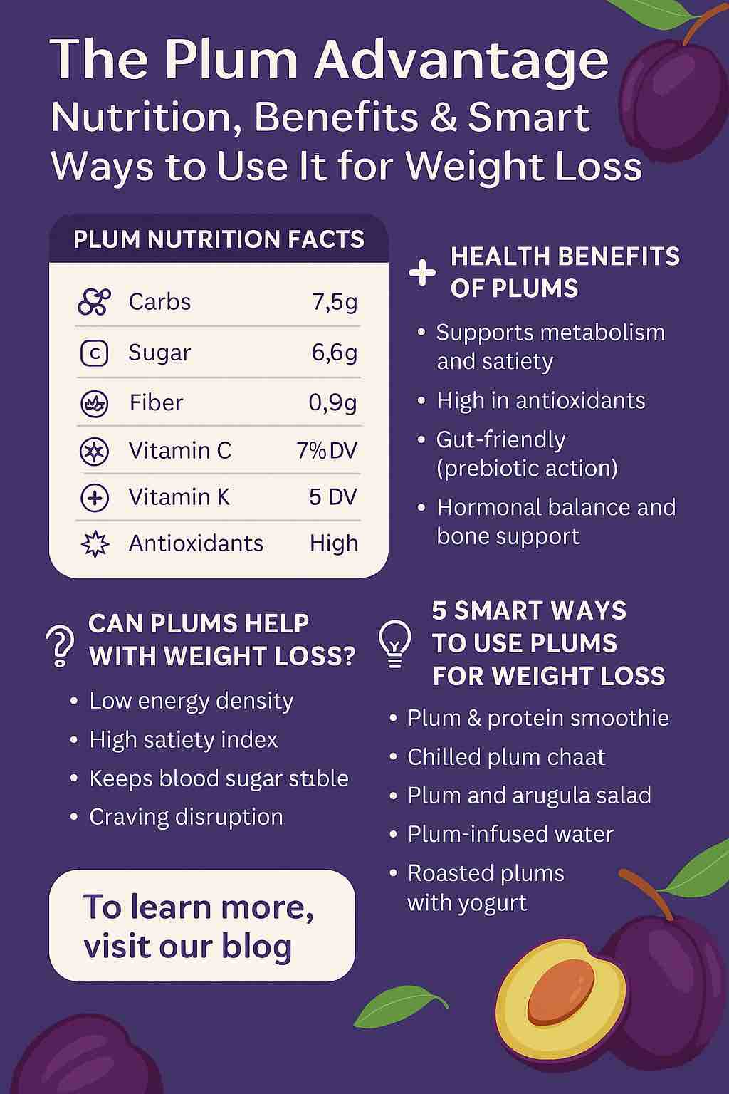 The Plum Advantage Nutrition, Benefits & Smart Ways to Use It for Weight Loss
