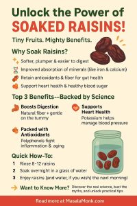 Power of SOAKED RAISINS!