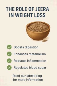 ROLE OF JEERA or CUMIN SEEDS IN WEIGHT LOSS