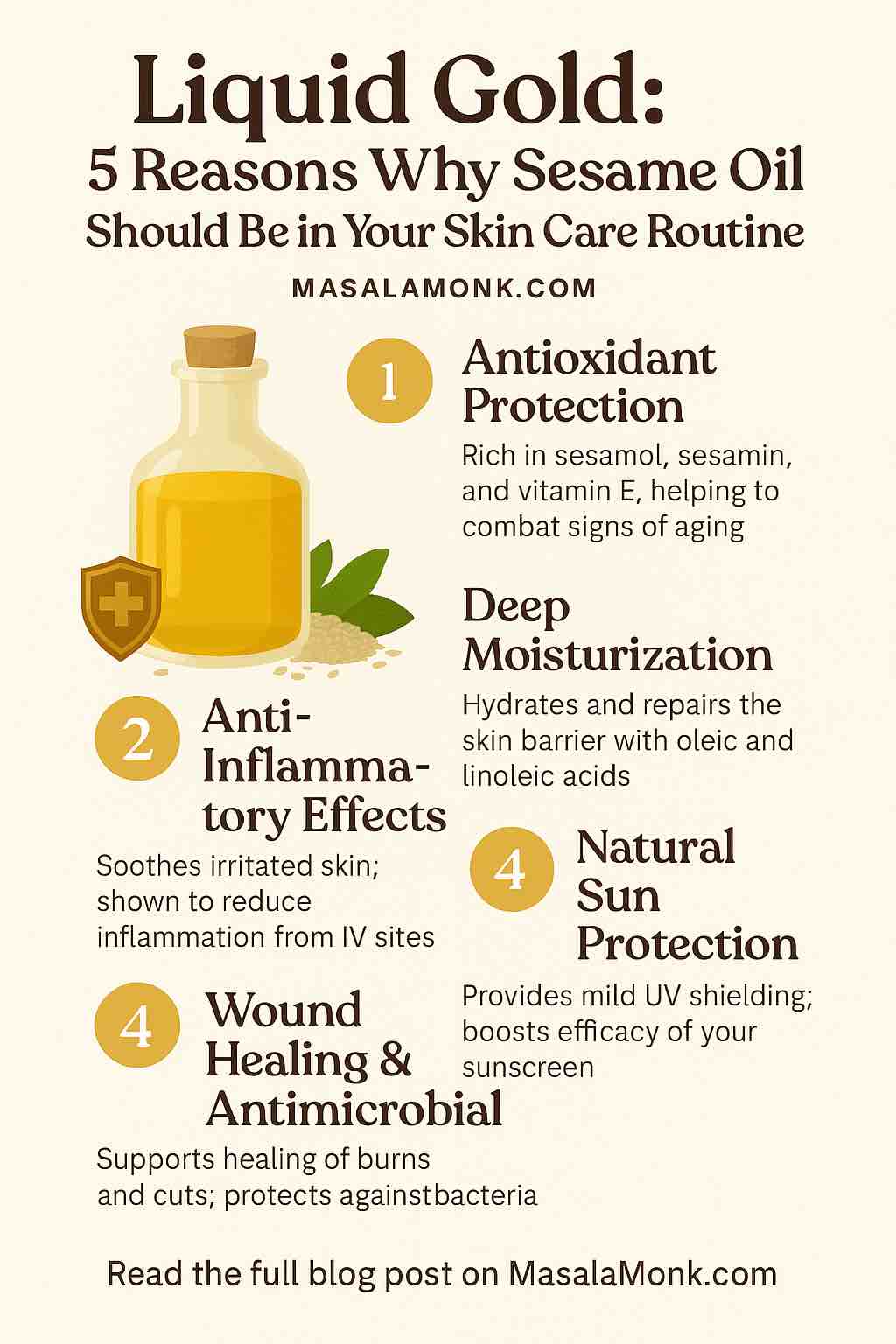 Why Sesame Oil Should Be in Your Skin Care Routine