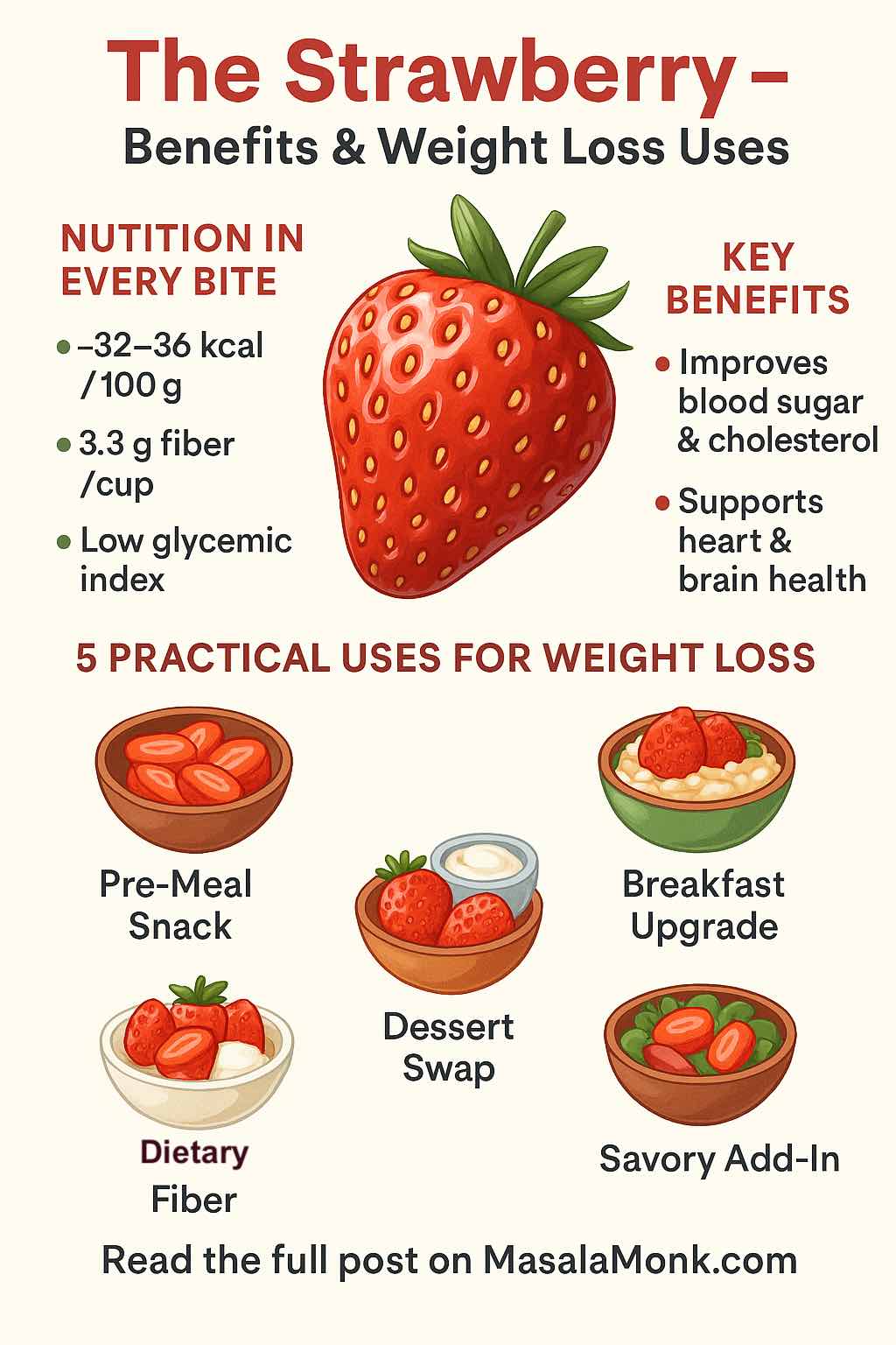 Strawberry - Benefits & Weight Loss Uses