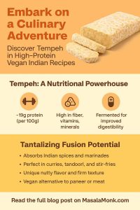 Tempeh in High-Protein Vegan Indian Recipes
