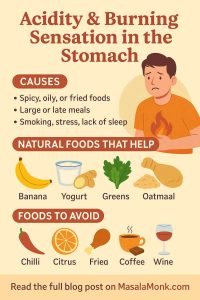 Acidity & Burning Sensation in the Stomach