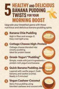 BANANA PUDDING TWISTS FOR YOUR MORNING BOOST
