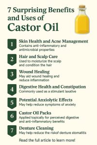 7 Surprising Benefits and Uses of Castor Oil