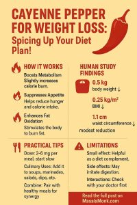 CAYENNE PEPPER FOR WEIGHT LOSS