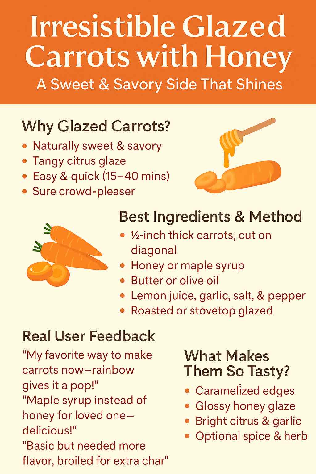 Glazed Carrots with Honey