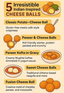 Indian-Inspired CHEESE BALLS