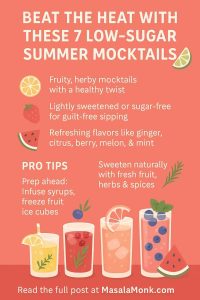 LOW-SUGAR SUMMER MOCKTAILS