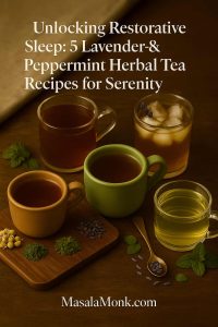 Restorative Sleep: 5 Lavender-& Peppermint Herbal Tea Recipes for Serenity