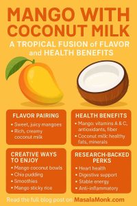 MANGO WITH COCONUT MILK