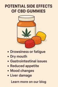 POTENTIAL SIDE EFFECTS OF CBD GUMMIES