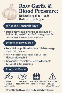 Raw Garlic & Blood Pressure:
