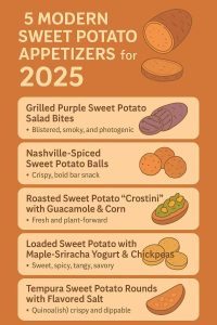 SWEET POTATO APPETIZERS