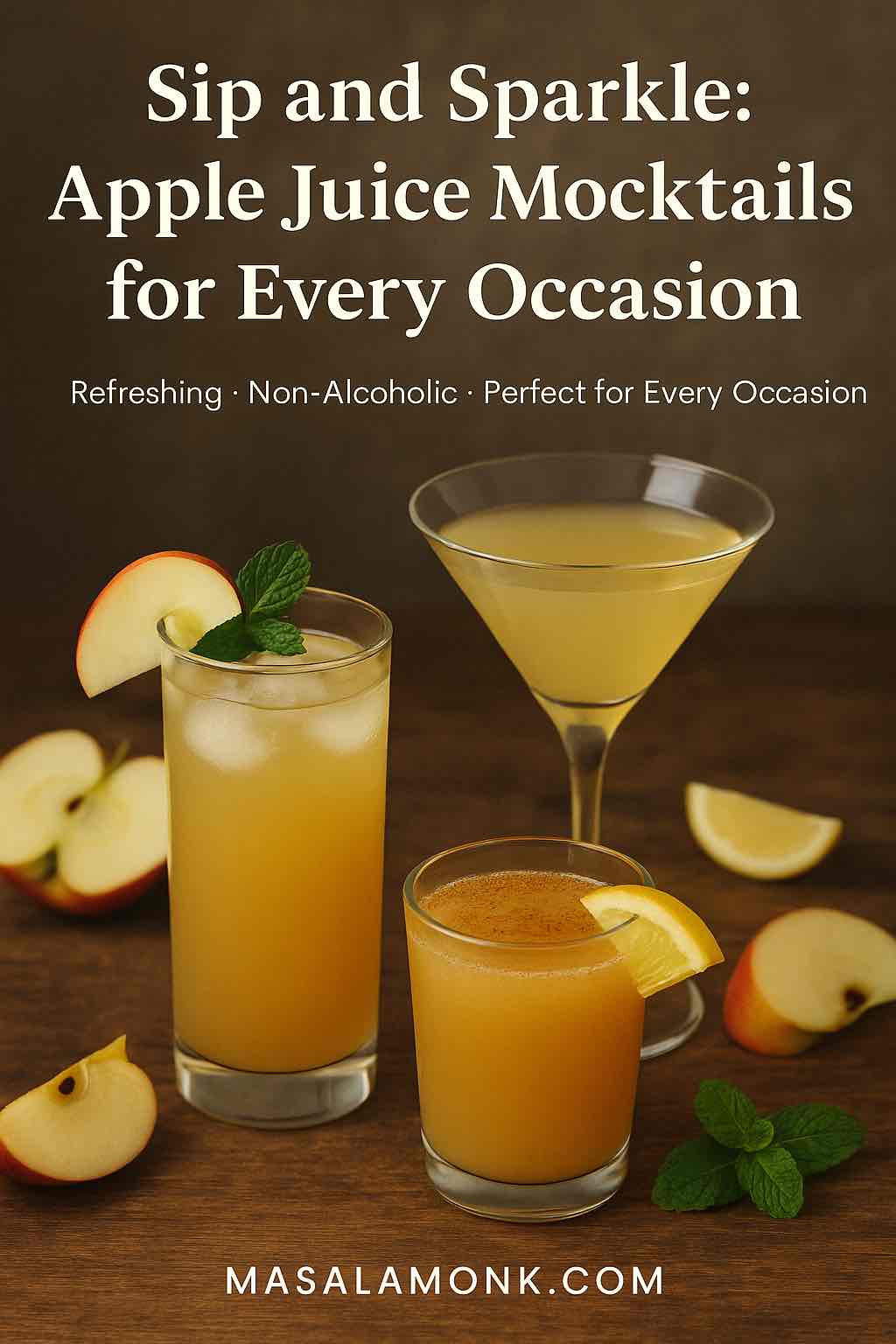 Sip and Sparkle: Apple Juice Mocktails for Every Occasion