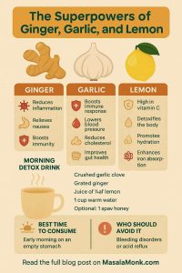 Superpowers of Ginger, Garlic, and Lemon