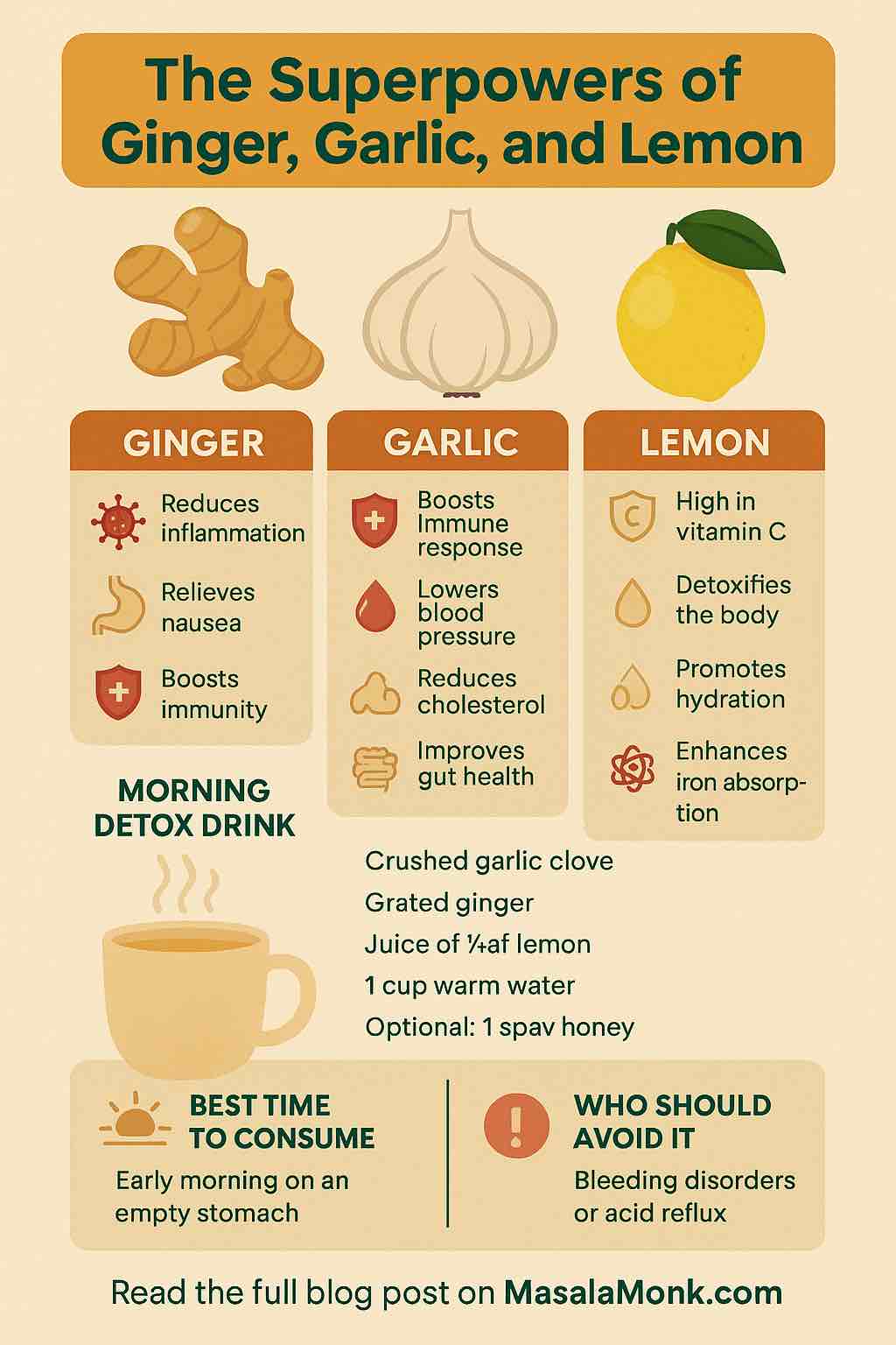 Superpowers of Ginger, Garlic, and Lemon
