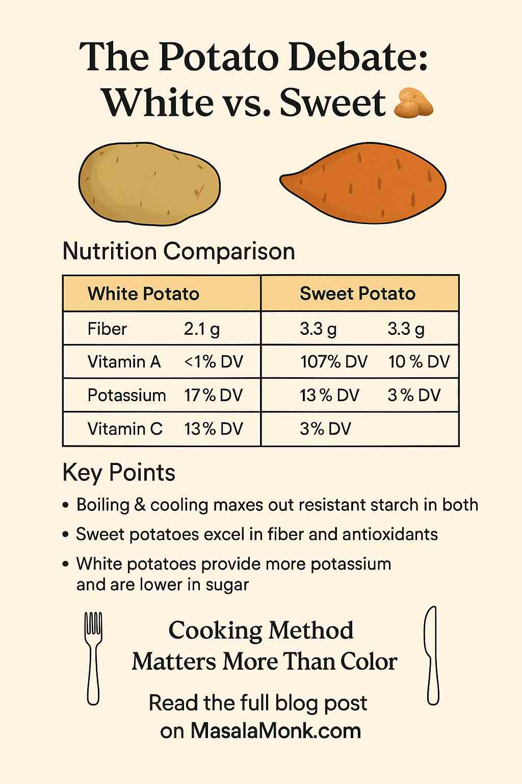 White vs Sweet potato
