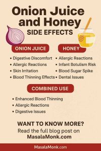 Onion Juice and Honey SIDE EFFECTS
