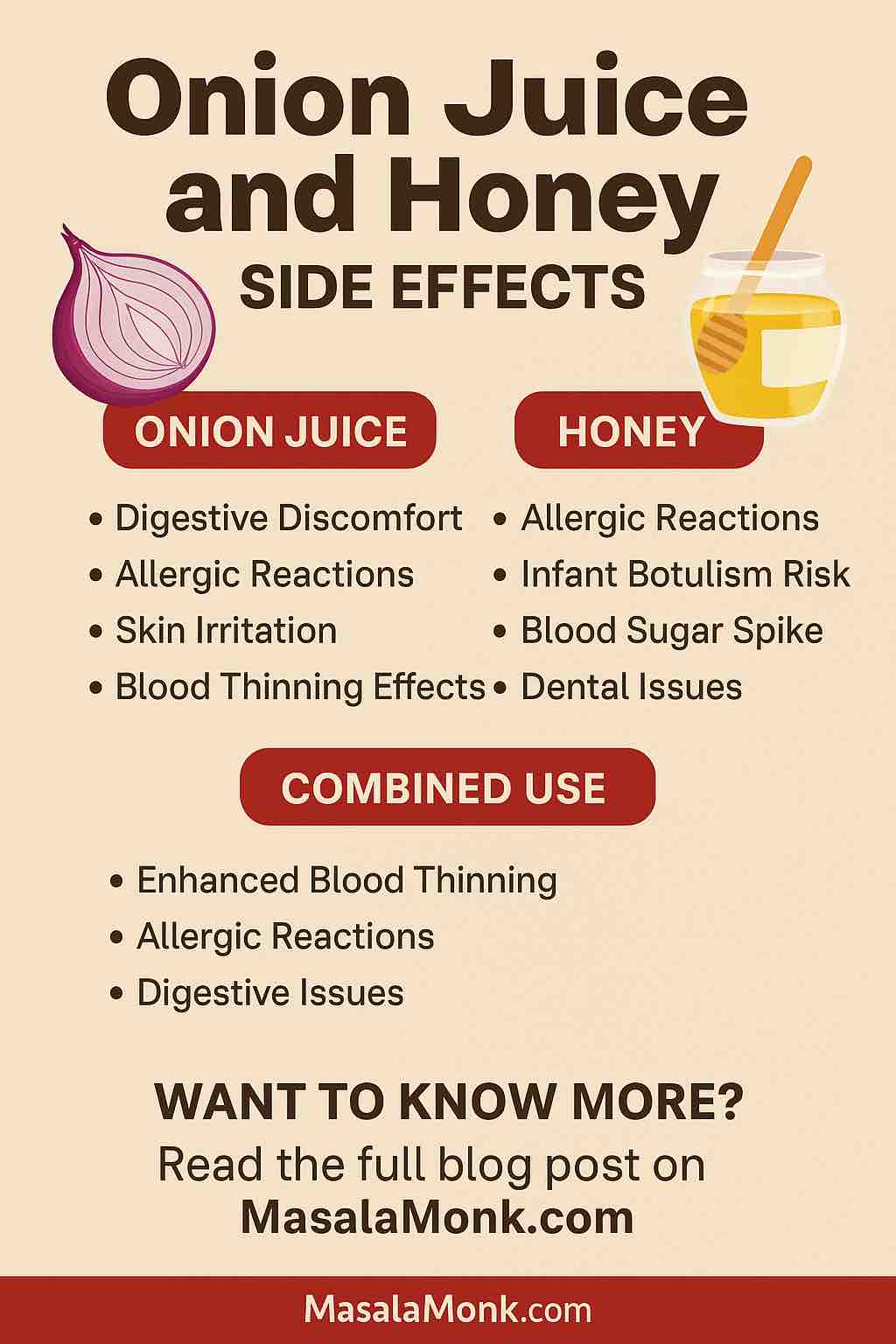 Onion Juice and Honey SIDE EFFECTS