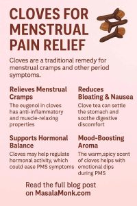 CLOVES FOR MENSTRUAL PAIN RELIEF