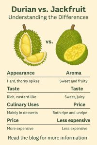 Durian vs. Jackfruit Understanding the Differences