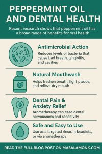 PEPPERMINT OIL AND DENTAL HEALTH