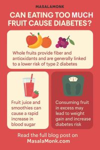 CAN EATING TOO MUCH FRUIT CAUSE DIABETES?
