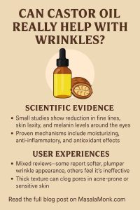 CAN CASTOR OIL REALLY HELP WITH WRINKLES?