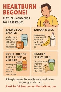 HEARTBURN BEGONE! Natural Remedies for Fast Relief