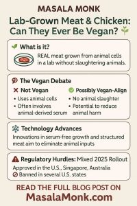 Lab-Grown Meat & Chicken: Can They Ever Be Vegan?
