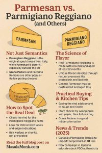 Parmesan vS. Parmigiano Reggiano