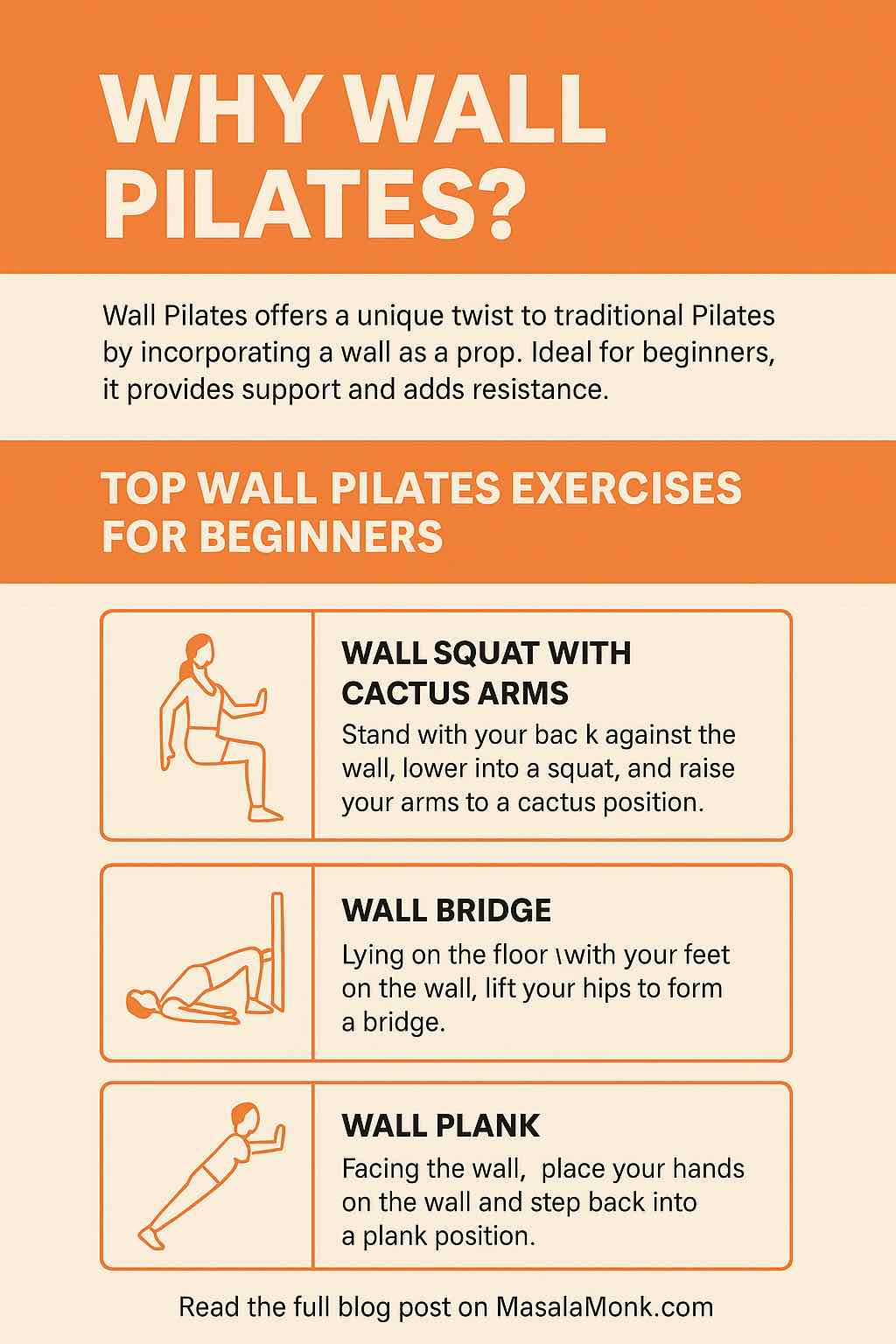 TOP WALL PILATES EXERCISES FOR BEGINNERS