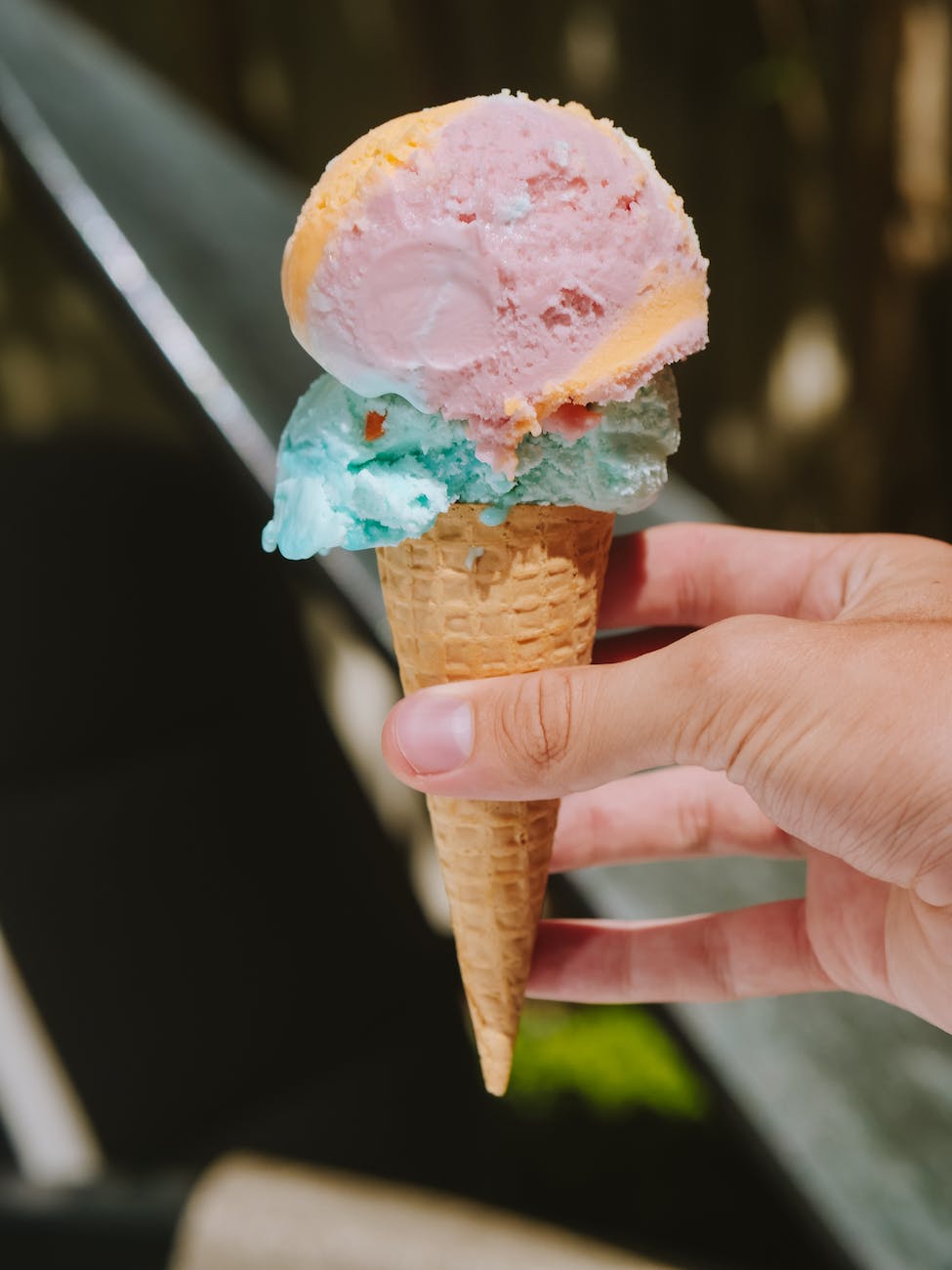 close up photo of an ice cream
