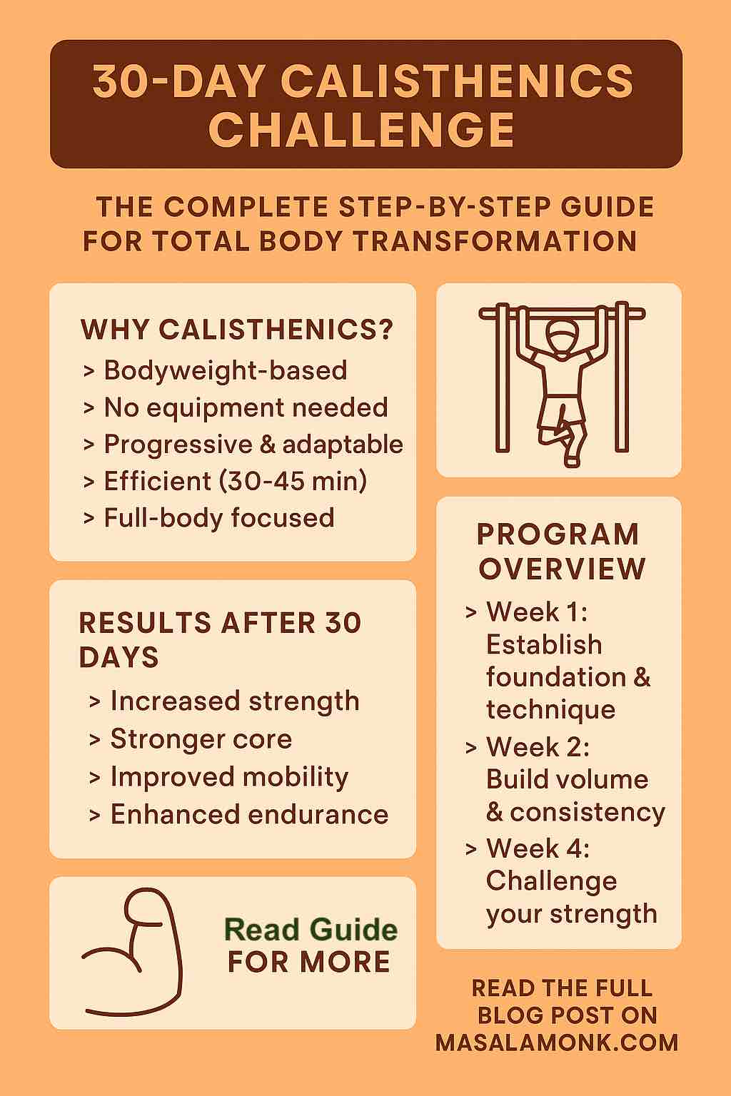 30-DAY CALISTHENICS CHALLENGE